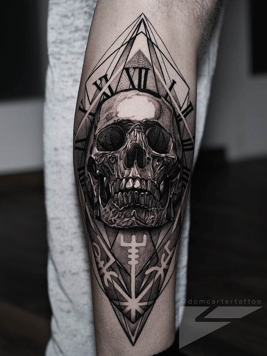 Dom Carter Skull Tattoo 23.02.2026