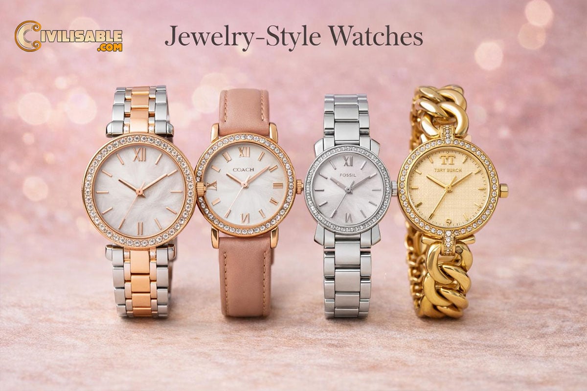 four women jewelry style watches 19.02.2026