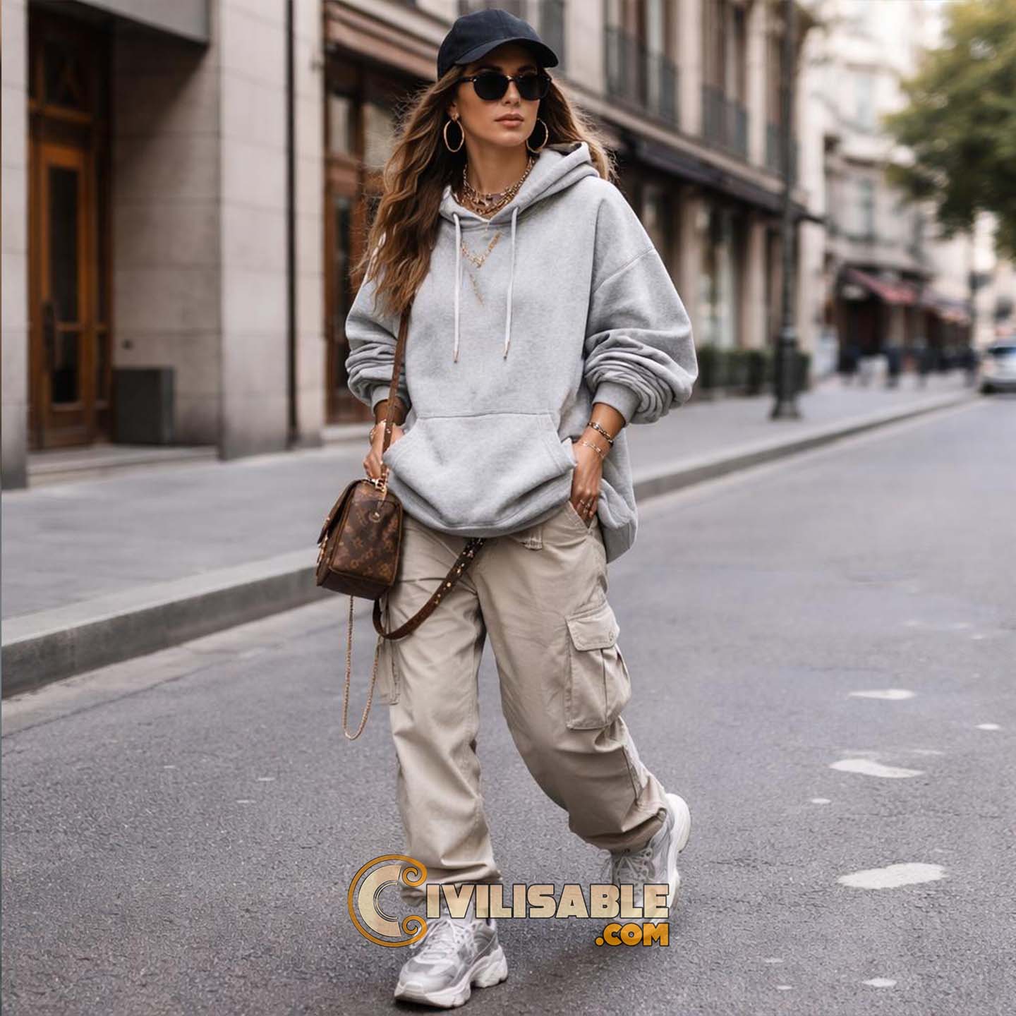 stylish woman hoodie 14.02.2026 1